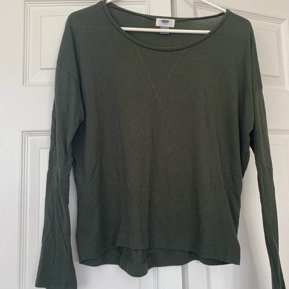 Old Navy Olive Long Sleeve - Size S